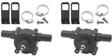 Paowsietiviity 2 set Hand Electric Drill Drive Self Priming Pump Oil Fluid Water Transfer Pumps
