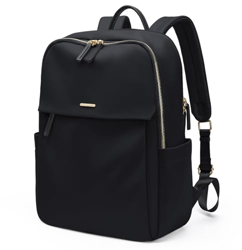 GOLF SUPAGS Frauen Rucksack Casual Daypack für Arbeit Reisen Hochschulen Rucksack Geldbörse Fits 15,6 Zoll Notebook(Schwarz)