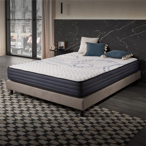 Naturalex - PerfectSleep - Matratze 180x200 cm - Höhe 21 cm | Kaltschaummatratze - 180x200 cm H2 - Matratze 180x200 - Öko-tex Zertifiziert - Latex Blue 7 Zonen