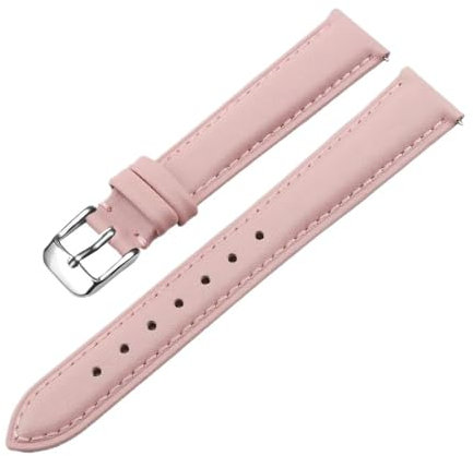 SpaRcz Echtes Lederarmband, Leinwandbindung, Uhrenkette für Damen, Ersatzbänder 12-20mm, Farbe 3, 18mm