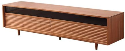 Console Multimediale Moderna Mobile TV in legno massello di ciliegio giapponese, moderno, leggero, di lusso, for piccolo appartamento, soggiorno, armadietto audiovisivo per Soggiorno Camera da Letto