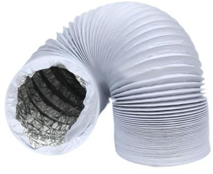 Qianly Tubería de Ventilación Flexible para Extractor de Cocina, 160 mm x 1.5 m