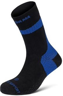 ENFORMA Calcetines de Compresión Running Achilles Support – Tecnología COOLMAX Transpirable – Soporte Tobillo y Tendón de Aquiles – Antideslizante Trail Montaña – Hombre Mujer – 1 Par