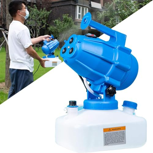 Nebulizador Portátil, Nebulizador Eléctrico Ulv De 5l, Pulverizador Desinfectante para Matamosquitos D Nebulización para La Higiene Interior/Exterior