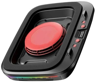 Dcfbkl Almohadilla de refrigeración para portátil, ajustable, potente ventilador eficiente disipación del calor y uso cómodo en cualquier entorno, solución de refrigeración para portátil
