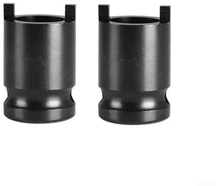 Honseadek 2pcs Angle Grinder Thread Release Adapter Wrench for Pressure Plate Removal, Chrome Vanadium Steel Socket Tool Compatible with Tools, 38.5 x 24mm