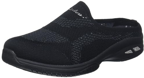 Skechers Womens Commute Time - in Knit to Win Clog, BBK, 6.5 US