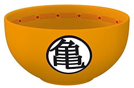 Dragonball Z - Müslischale - Goku Symbols - keramik XXL Müslischüssel - Logo - Orange - 600ml