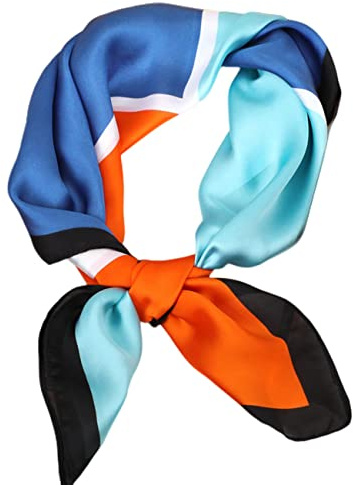 FAIRYGATE Seidentuch Damen Seidentuch Seide Leicht Seidenschal Bandana Halstuch Kopftuch Elegante Schal Tuch Geschenk für Frauen DA21