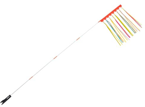 TOKIDNY 1set Heavy Duty Safety Bike Flag Pole High Visibility Warning Flag for Trailers and Kayaks Includes Mounting for Boys and Girls and Elderly