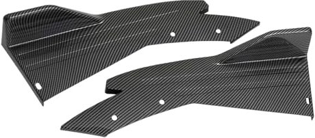 Auto Seitenschweller Für KIA Für Forte Für Stinger Für Optima 2010-2022 Auto Heckspoiler Lip Diffusor Body Kit Side Rock Protektor Auto Seitenschürze(Carbon Fiber)