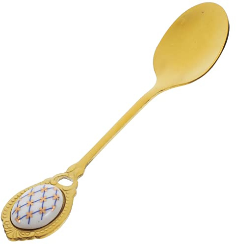 Healifty Cuchara De Café Pequeña De Acero Inoxidable Té y Postres Cucharilla Resistente Diseño Elegante Para Mezclar Bebidas y Yogur Apta Para Lavavajillas Uso Portátil y Seguro