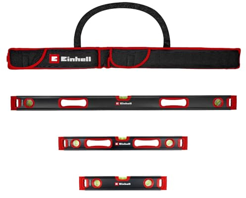 Einhell 3 pièces jeu de niveaux à bulle Profi, 40/60 / 100 cm