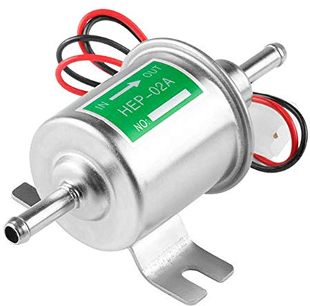 Universal Automotive modifierad HEP-02A 12V kraftig elektrisk bränslepump metall för bensin och diesel