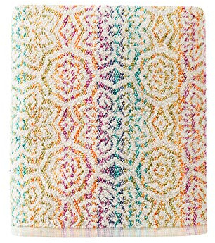 SKL Home Rhapsody - Asciugamano da bagno jacquard, multicolore