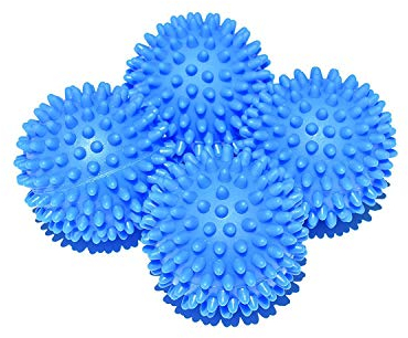 Anjing - Juego de 4 Pelotas de Secado para Ropa Que saldrán Suaves, mullidas, Menos Arrugas y Menos adherencia estática