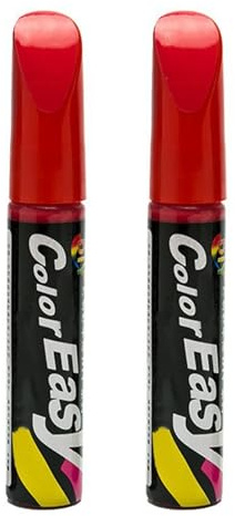 Thoquene 2 Stüc Lackstift Auto, Kratzer Lackreparaturstift Rot