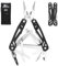 Mossy Oak 22-in-1 Multi-Tool Pliers Includes Carry Bag |Stainless Steel Multifunctional Tool Featuring A Wire Cutter, Bottle Opener, and Screwdriver | Perfect for Camping and Maintenance | Black
