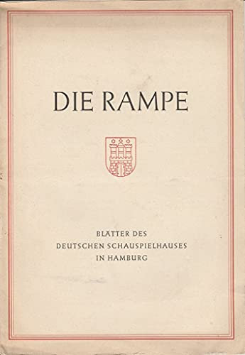 Programmheft Heinrich von Kleist DER ZERBROCHENE KRUG Die Rampe Spielzeit 1953 / 54 Heft 5 (zerbrochne)
