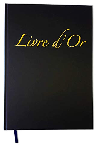 UTTSCHEID Livre d'Or Format 21 x 29,7cm 100 pages Couverture Noire Format Portrait A4