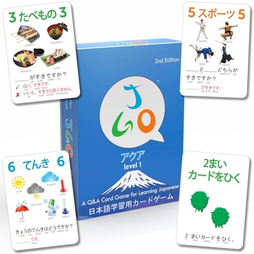 AGO JGO Japanese Language Card Game for Beginners! Learn Japanese by Playing a Fun Conversational Card Game!
