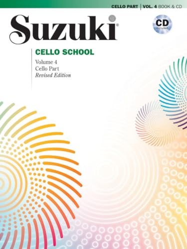 Suzuki Cello School, Vol 4: Cello Part (Book & CD)