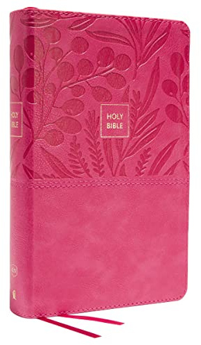 KJV Holy Bible: Large Print Single-Column with 43,000 End-of-Verse Cross References, Pink Leathersoft, Personal Size, Red Letter, Comfort Print: King James Version: Holy Bible, King James Version