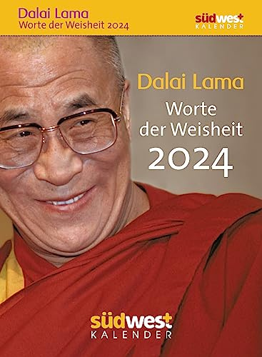Dalai Lama - Worte der Weisheit 2024 - Tagesabreißkalender zum Aufstellen oder Aufhängen