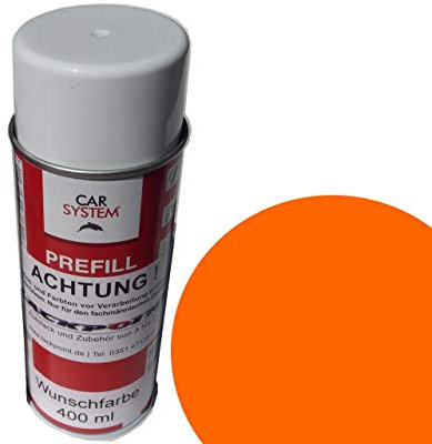 Lackpoint Spraydose 400ml Basislack Vorlack Orange Uni Autolack Trendlack Tuning