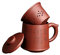 ufengke Yixing Zi Sha Taza de Té con Colador de Té, Tapa,Palabras Chinas,Tetera de Cerámica Hecha A Mano, Taza de Té Arcilla Púrpura 21oz