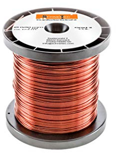 Kupferlackdraht W210 Ø 0,90 mm 1 kg, ca. 170m - CU Lackdraht Grad 2 CUL Kupferdraht Gewicht 1 Kilogramm Durchmesser 0,90 Millimeter Wickeldraht Kupfer Draht nach IEC 60317-13