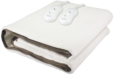 BEPER P203TFO110 Scaldaletto Matrimoniale 160x140 cm, Morbido al tatto, Lavabile,120W, 3 Temperature, Protezione contro il surriscaldamento