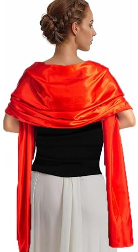 VIDSTM Sheer Chiffontücher, Weich und Hautfreundlich Stola für Abendkleid, Anmut Schultertuch, Extra Groß und Extra Breit Schal Damen für Partys, Abendpartys, Hochzeiten