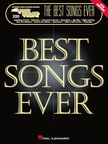 The Best Songs Ever E-Z Play Today Volume 200 | Easy Piano Sheet Music for Keyboard Players | Beginner Songbook Collection | Classic Songs for Piano ... E-Z Play Notation (E-z Play Today, 200)