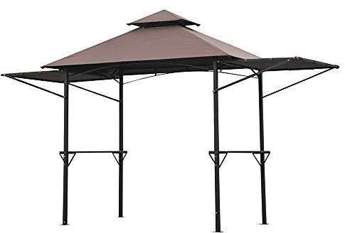 Outsunny 2.5 x 1.5m BBQ Tent Camping Picnic Gazebo Marquee Shelter Portable Waterproof