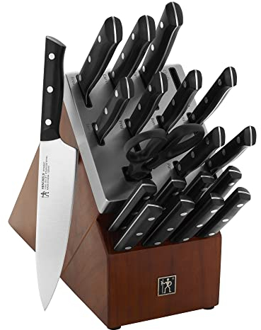 Henckels Dynamic 20 pc Self Sharpening Knife Block Set, German Engineered