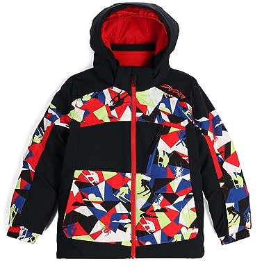 Spyder Boys Leader Jacket Red Combo 6/L