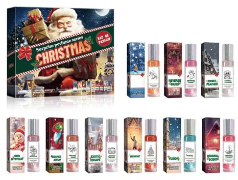 Adventskalender 2024 Frauen, Pheromone Parfum Woman, Weihnachtsgeschenke für Frau Perfume Damendüfte, Parfüm Adventskalender Damen, 2024 Upgrade Secret Pheromone Parfüm Set für Mama