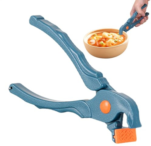 Wusideday Hot Pot Tång, Air Fryer Plate Gripare | Anti-skållning Diskplatta Klämmor Pan Grip-tång, Silikon Anti-glid Skålklämma för att varm tallrik eller skålar med mat ute