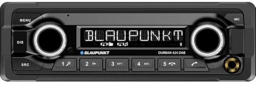 Blaupunkt Durban 424DAB, Radio Digital para Coche, 24 V, Dab+/FM, Bluetooth, Aux-In, Multicolor, 4 x 50 vatios