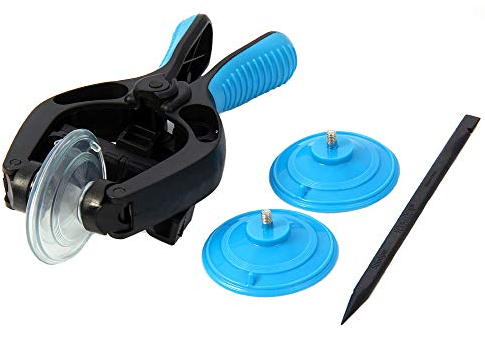 MMOBIEL Outil d'ouverture d'écran LCD/Pince Outil de Réparation Ventouse Compatible pour Diverses Tables et Smartphones (Bleu)