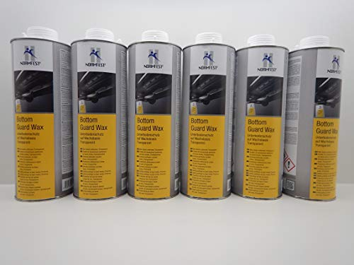 Normfest UNTERBODENSCHUTZ Bottom Guard Wax SCHWARZ 1L ROSTSCHUTZ DRUCKLUFT (6)