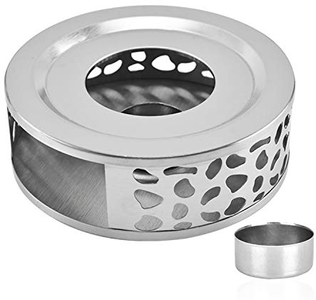 Scalda Teiera,in con acciaio inox portacandele, Usato per scalda tè, Scalda caffè