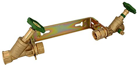 Schlösser -0022103070001- Einbaugarnitur 1 1/4 Zoll für Hauswasserzähler mit Baulänge 190 mm - verstellbare Ausführung - verzinkt
