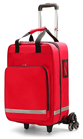 JTYX Erste-Hilfe-Trolley Mehrschichtiger Doppelschulter-Erste-Hilfe-Rucksack im Freien wasserdichtes Oxford-Tuch Notfall-Erste-Hilfe-Set Überlebensset