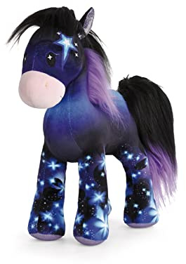 NICI Kuscheltier Pony Starflower 35 cm – Stofftier aus weichem Plüsch, niedliches Plüschtier zum Kuscheln und Spielen, für Kinder & Erwachsene, 48755, tolle Geschenkidee, blau
