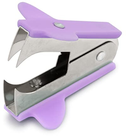 QUITAGRAPAS PASTEL STARPLAST - Tamaño 5,2 x 3,3 x 4 cm, 3 colores pastel, fácil agarre - S LILA