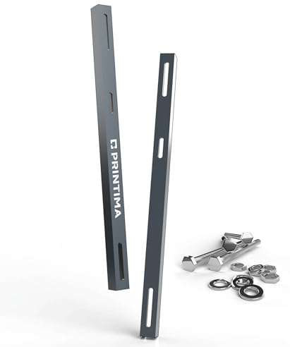 PRINTIMA Robust Briefkästen Befestigungskit für an Zäune oder Tore für Große und kleine Briefkasten, 32cm x 1,7cm, Anthrazit