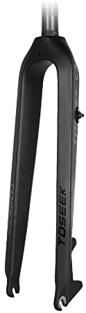 Federgabeln MTB-Gabel Vollcarbon-Fahrradgabel 26/27,5/29 Starre Fahrradgabel Gerades Rohr 560g Carbon Leichte Fahrradgabel MTB-Gabeln