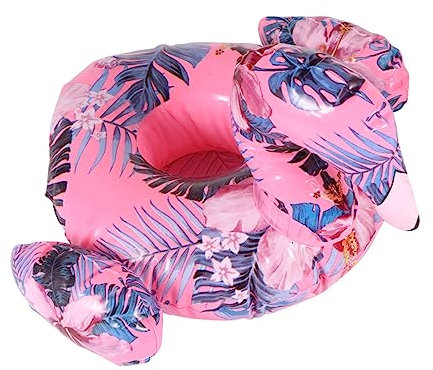 ORFOFE Flamingo Aufblasbarer Getränkehalter Lustiger Schwimmender Bierhalter Für Poolpartys Leichtes Material Einfach Zu Befüllen Farbenfrohe Flamingo-Dekoration Für Strand